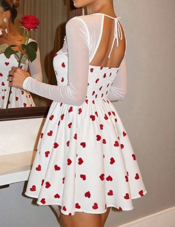 Rochie scurta SHEIN, alb