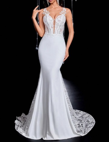 Rochie lunga SHEIN, alb