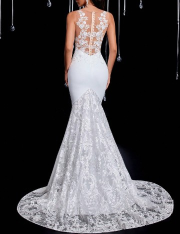 Rochie lunga SHEIN, alb