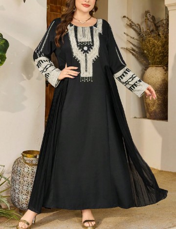 Rochie lunga SHEIN CURVE, negru