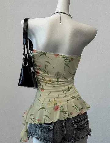 Top SHEIN, floral print