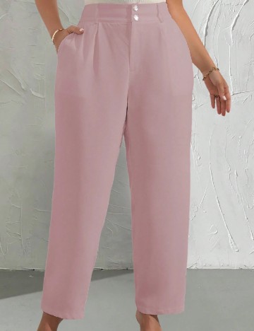 Pantaloni SHEIN CURVE, roz