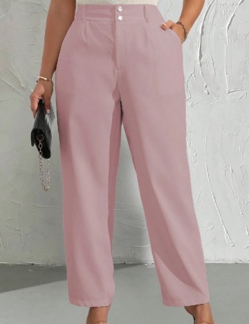 Pantaloni SHEIN CURVE, roz