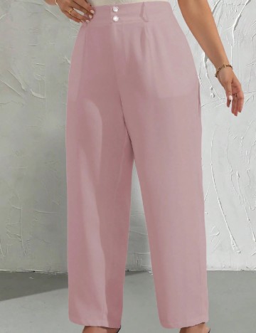 Pantaloni SHEIN CURVE, roz