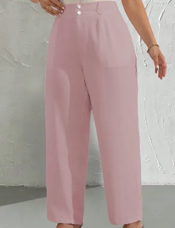 Pantaloni SHEIN CURVE, roz