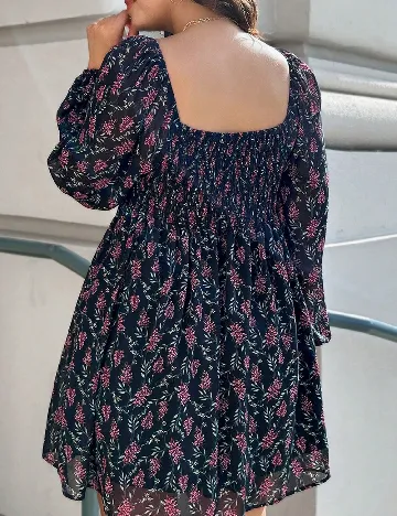 Rochie scurta Emery Rose Curve, negru