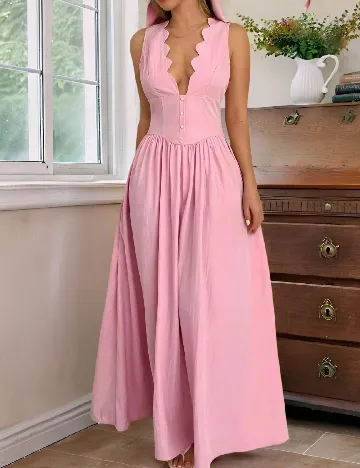 Rochie lunga SHEIN, roz
