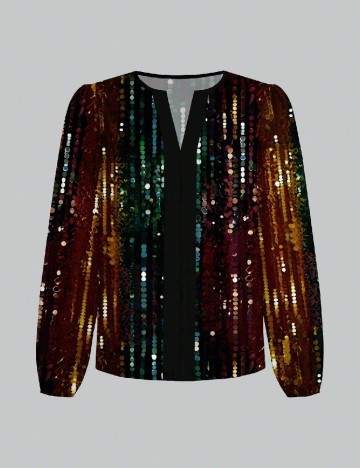 Bluza SHEIN CURVE, mix culori