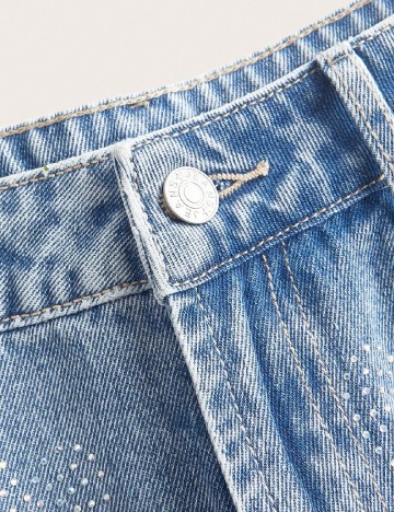 Pantaloni scurti SHEIN, albastru