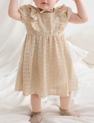 Rochie Cozy Pixies, bej