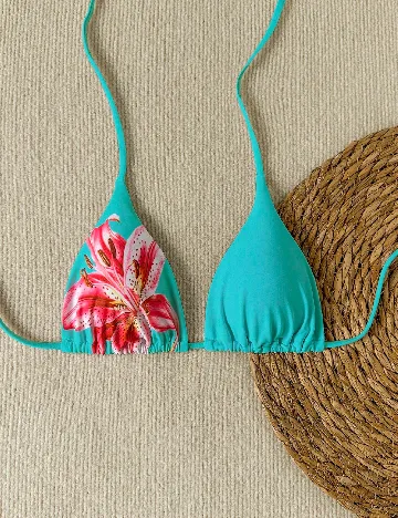 Sutien de baie SHEIN, turcoaz