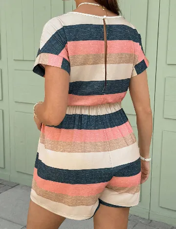 Salopeta SHEIN Maternity, mix culori