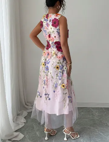 Rochie medie SHEIN, floral print