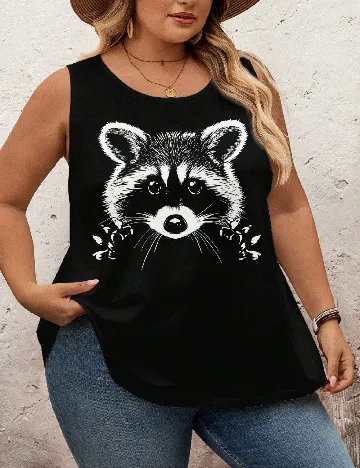 Maiou SHEIN CURVE, negru