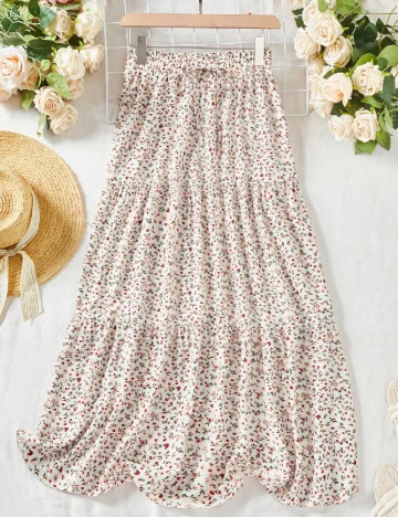 Fusta SHEIN, floral print