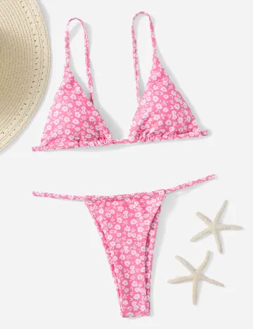 Costum de baie SHEIN, roz