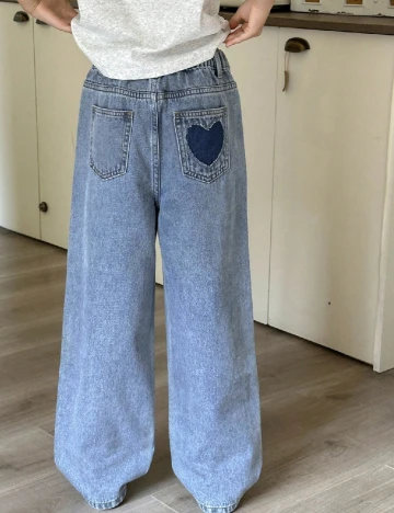 Blugi Shein Kids, albastru