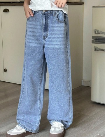 Blugi Shein Kids, albastru