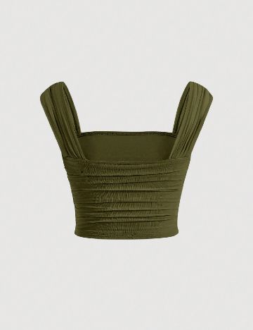 Top SHEIN, kaki