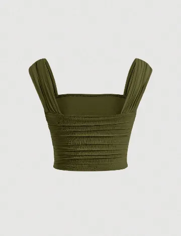 Top SHEIN, kaki