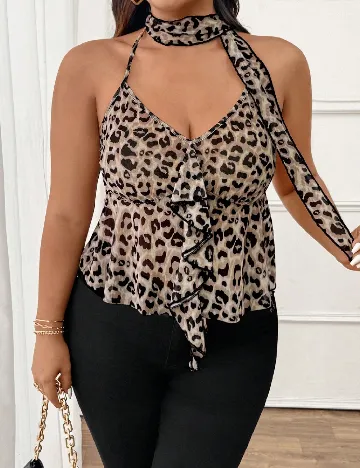 Maiou SHEIN CURVE, animal print