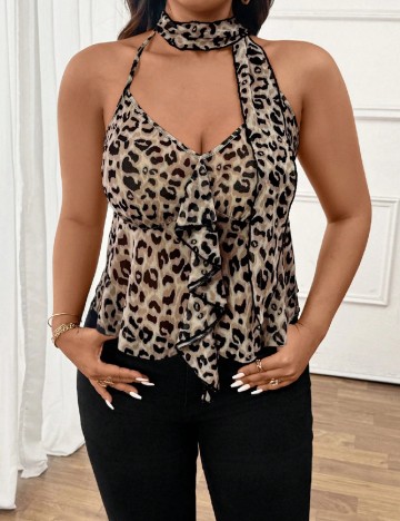 Maiou SHEIN CURVE, animal print