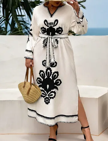Rochie lunga SHEIN CURVE, crem