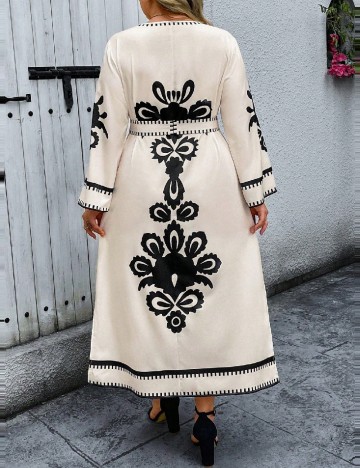 Rochie lunga SHEIN CURVE, crem