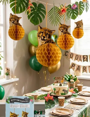Set decoratiuni 2 bucati Cool 2 Party, maro