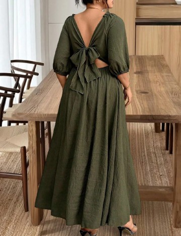 Rochie lunga SHEIN CURVE, verde