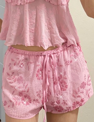 Pantaloni scurti SHEIN, roz