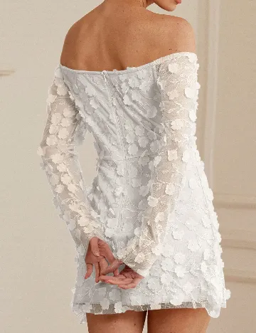 Rochie scurta SHEIN, alb