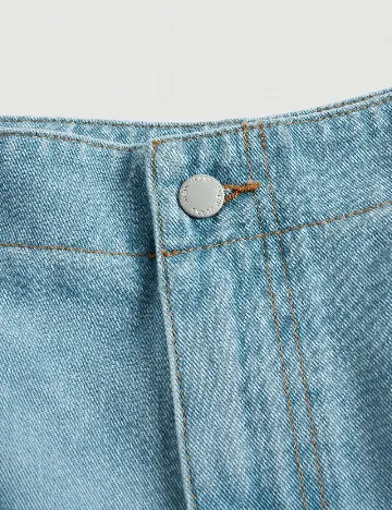 Fusta pantalon SHEIN CURVE, albastru