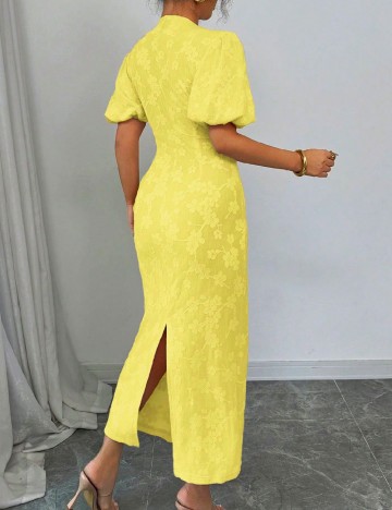 Rochie medie SHEIN, galben