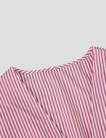 Camasa SHEIN CURVE, roz/alb