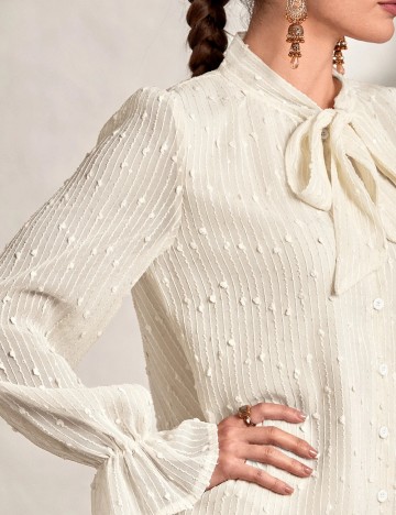 Rochie medie SHEIN, crem