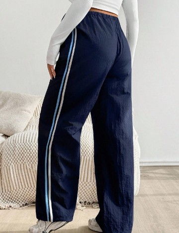 Pantaloni SHEIN, bleumarin