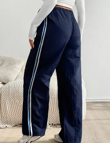 Pantaloni SHEIN, bleumarin