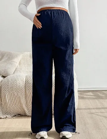 Pantaloni SHEIN, bleumarin