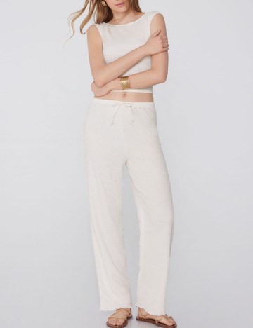 Pantaloni Tezenis, alb