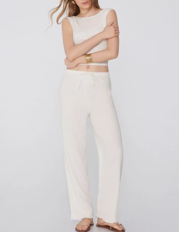 Pantaloni Tezenis, alb