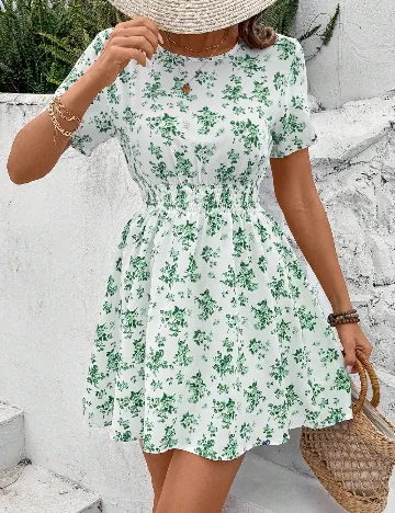 Rochie scurta SHEIN, alb