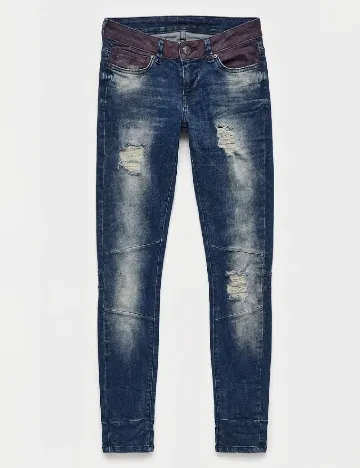 Blugi Bershka, albastru