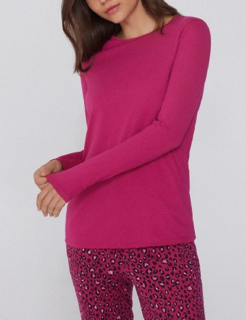 Bluza de pijama Tezenis, roz