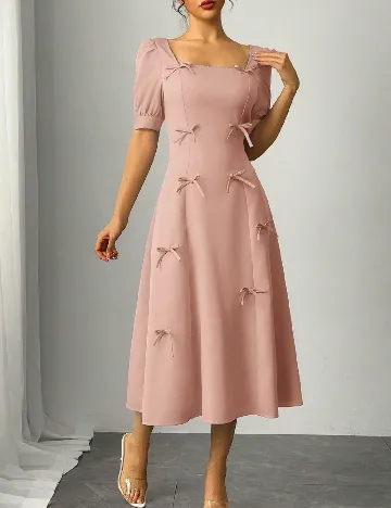 Rochie medie SHEIN, roz