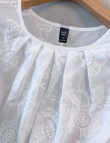 Bluza SHEIN CURVE, alb