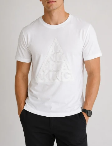Tricou Pull&Bear, alb