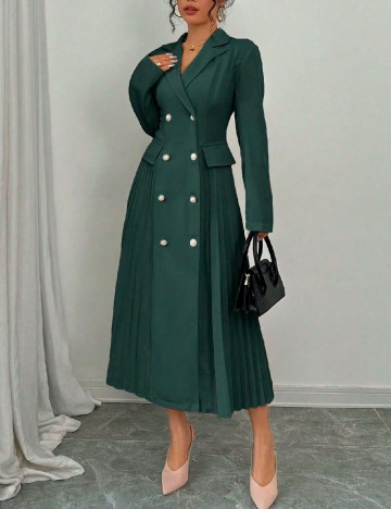 Rochie medie SHEIN, verde inchis