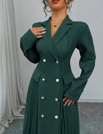 Rochie medie SHEIN, verde inchis