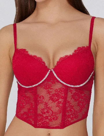 Corset Tezenis, rosu
